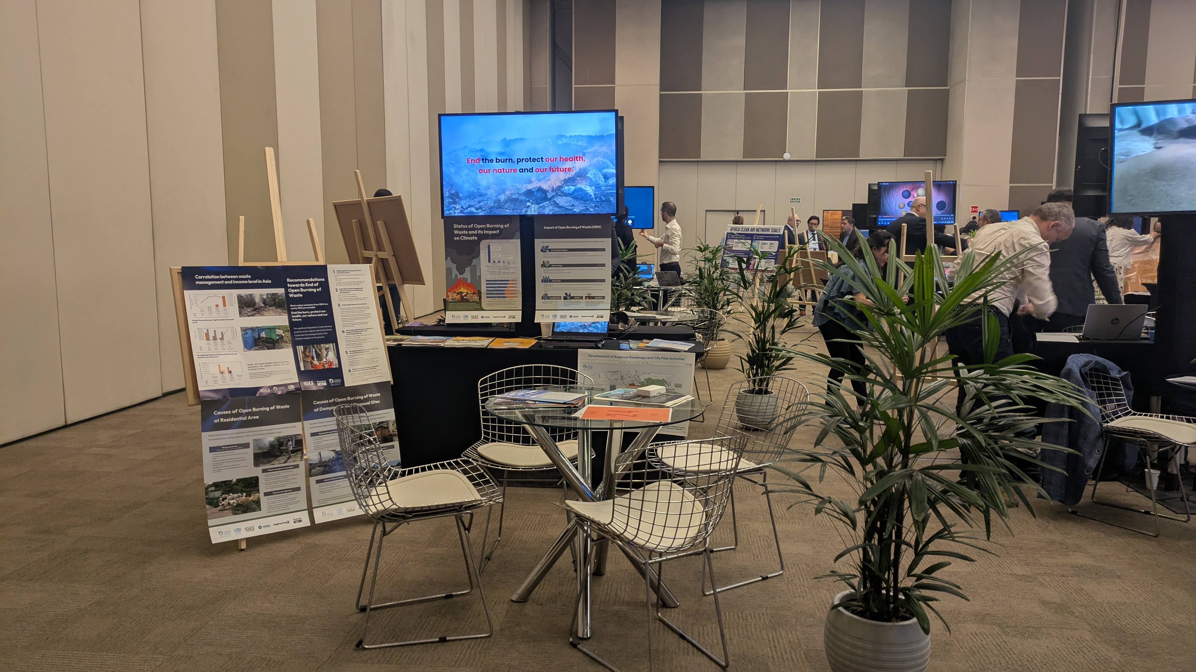 booth setup